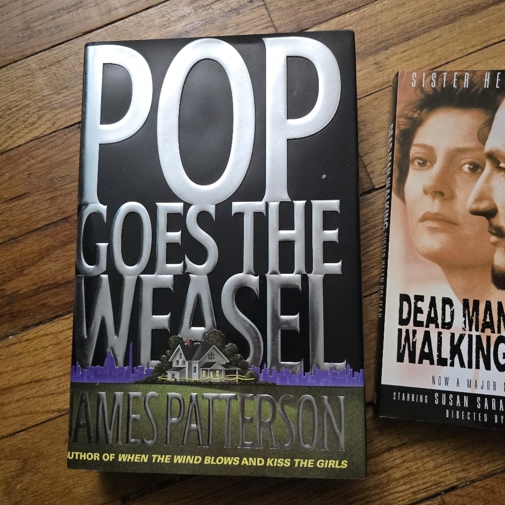 James Patterson 1st Edition Pop Goes The Weasel & Helen Prejean Dead Man Walking - Picture 2 of 10